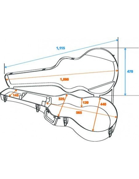 Dimavery Case ABS Jumbo