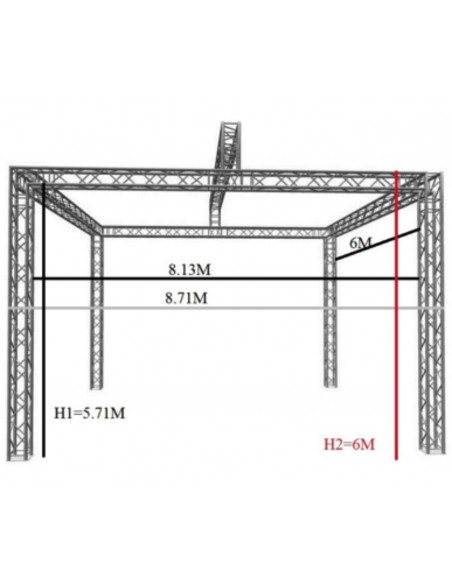 Scena fixa 8.7m x 6m x 6m